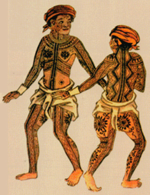 Visayan Pintados from the Boxer Codex Boxer Codex