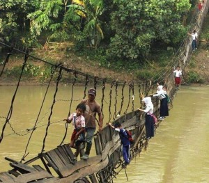 hanging bridge