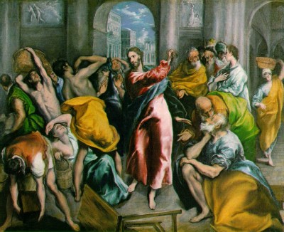 Jesus leads attack on the Temple Jesus leads attack on the Temple
