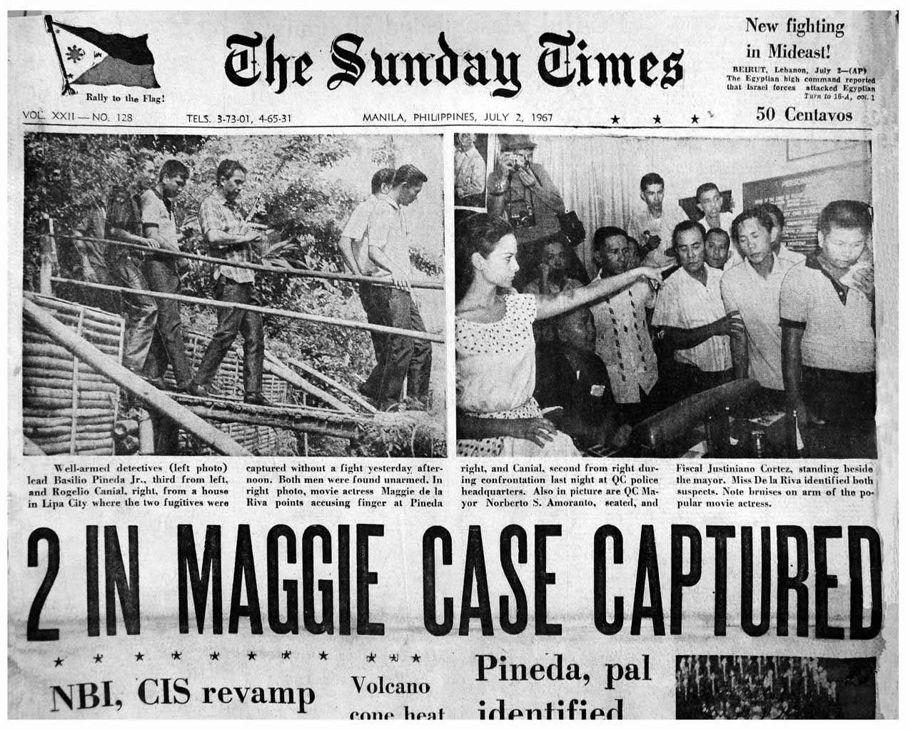 Maggie_de_la_Riva_Manila_Times Old issue of the Manila Times, Sunday edition