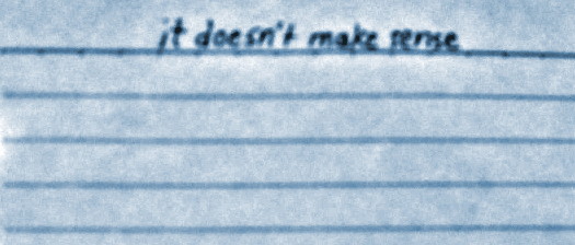 it doesn't make sense