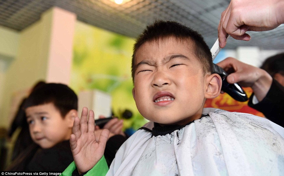 Traditional boy's haircut
