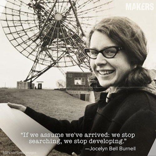 Joyce Bell-Burnell, key scientist of the radio astronomer team that discovered pulsars